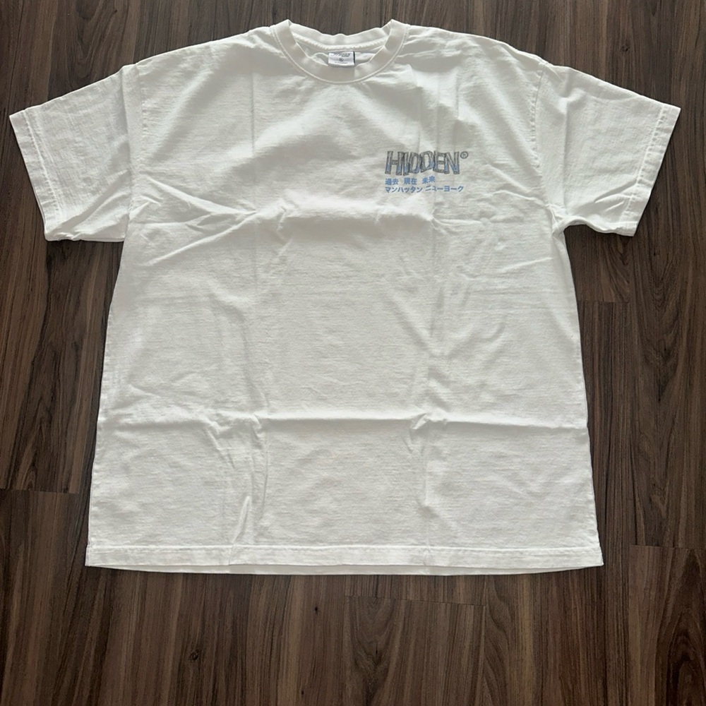 Hidden NY Chrome Balloon Tee - White XL - Rare Streetwear T-Shirt